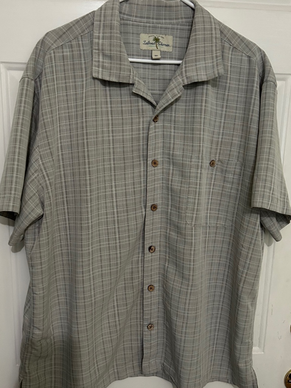 Island Shores, XXL, gray, short sleeve shirt
